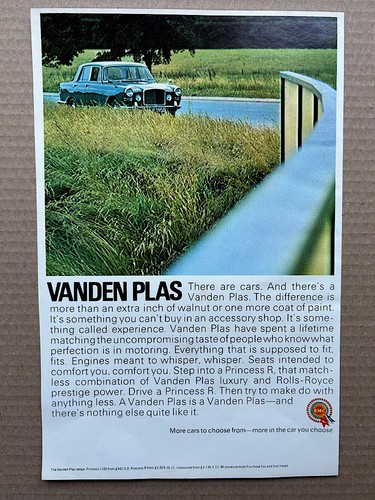 Vanden plas princess - vanden, r