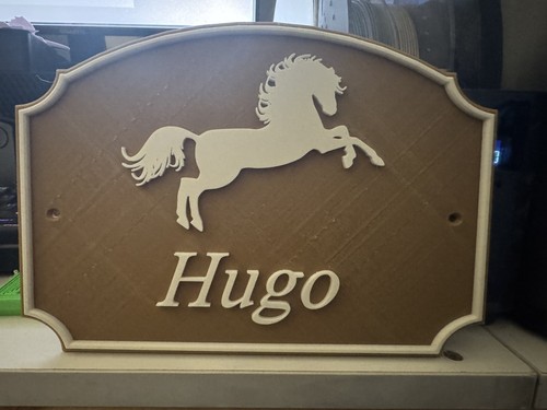 Horse name plate - horse,