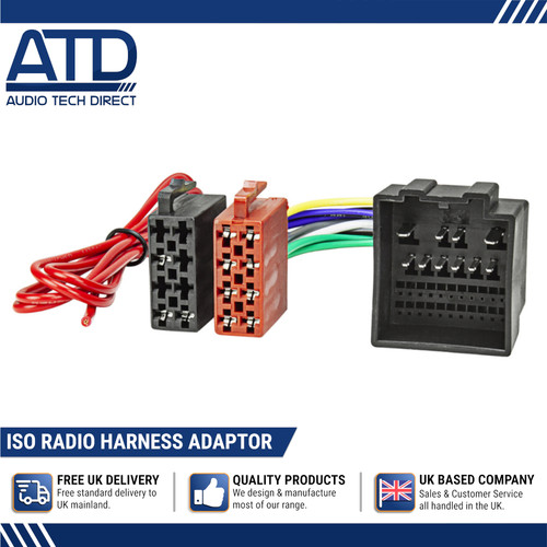 Car radio iso harness - radio,