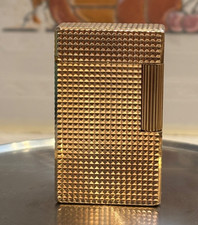 ST Dupont Ligne 1 Large Rose Gold Plated Serviced Vintage Authentic Lighter