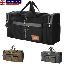 HOT Mens Extra Large Big Sports Gym Holdall Bag Travel Work Cabin Barrel Bag