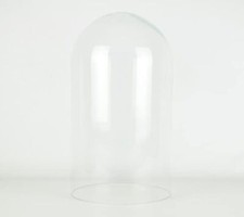 Glass Dome Display Cloche Bell Jar Vintage Look Medium 40 x 22 cm