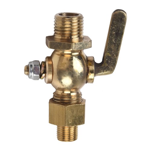 Brass petcock 4 fuel tap - 1/8-1/4,