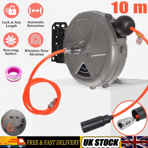 Retractable air hose reel - retractable,