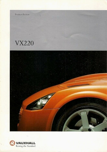 Vauxhall vx220 1999 - vauxhall,