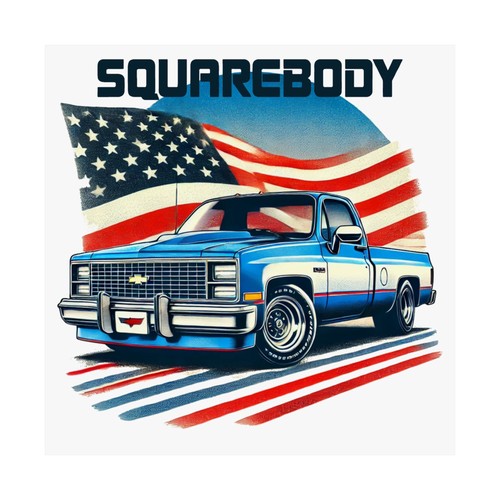 Chevy squarebody poster 1980s - squarebody,