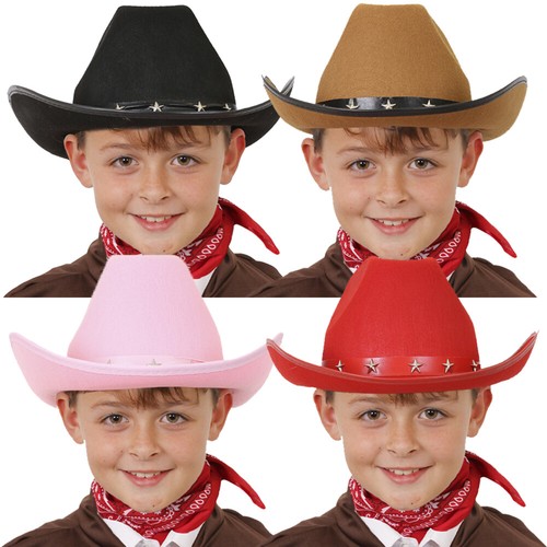 Childs studded cowboy hat - childs, wild