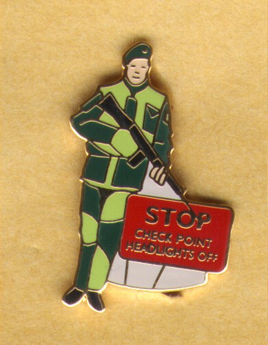 Udr checkpoint soldier lapel - checkpoint,