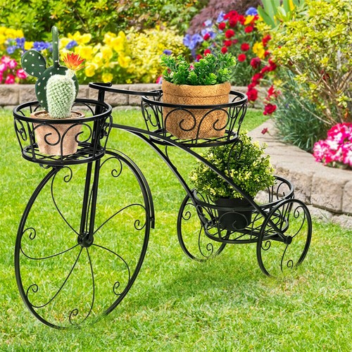 Bicycle planter metal - bicycle, plant