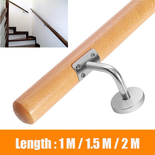 Stair handrail beech - stair, wooden