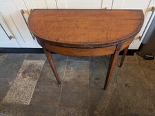 Regency Demi Lune Folding Card Table