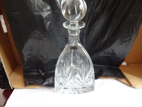 Thomas webb crystal decanter - webb,