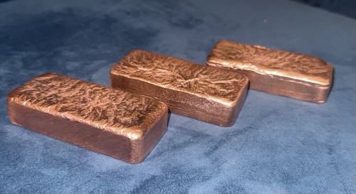 Hand poured copper - poured,