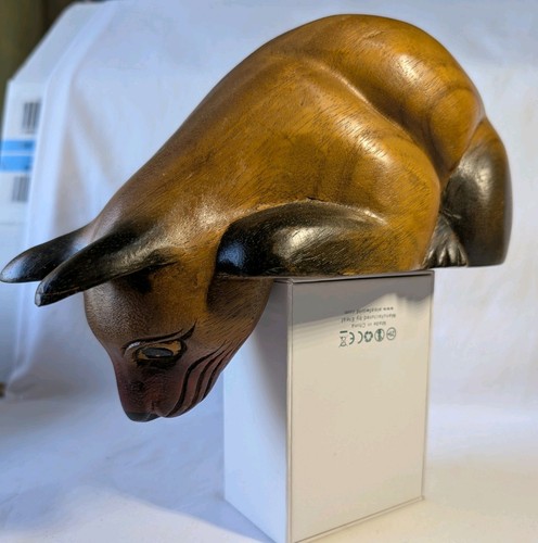 Wooden shelf sitter siamese - wooden,