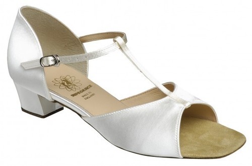 Supadance 1007 white - white, satin
