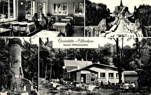 Postcard bad wilhelmshöhe - postcard,