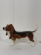 BESWICK LARGE DOG BASSETT HOUND ORNAMENT FIGURE GLOSS FINISH
