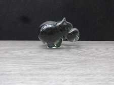 Small glass hippo hippopotamus