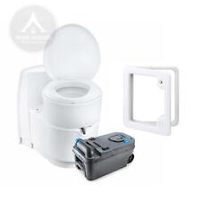 THETFORD C223 CS CASSETTE TOILET ELECTRIC FLUSH & DOOR 3 WHITE CARAVAN MOTORHOME