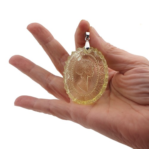 Large czech uranium jewelry - large,
