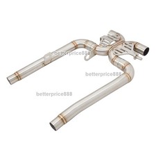 Middle Exhaust Muffler Link Pipe For Triumph Bonneville T120 T100 2021~2025