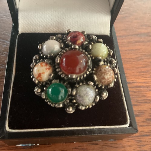 Vintage scottish celtic brooch - vintage,
