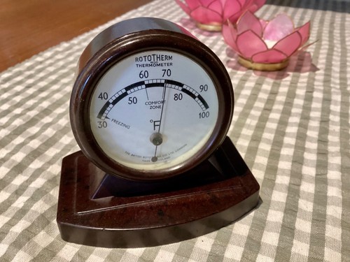 Rototherm brown bakelite art - rototherm,