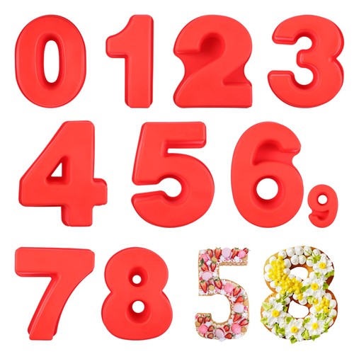 Silicone number mould extra - silicone,
