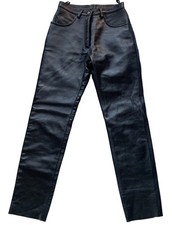 Ladies Belstaff Motorcycle Vintage Black Leather Trousers CLEARANCE