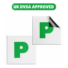2 New Driver exterior P PLATES