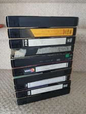Joblot 10 x Vintage VHS Blank