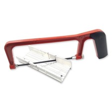 6" JUNIOR HACKSAW & MITRE BOX Cutting Sawing Angle Corner Frame Plastic Woodwork