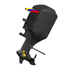  1:8 Racing 400 Outboard Motor Model Toy – High-Detail Boat Engine Replica