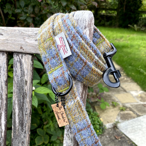 Harris tweed handmade dog lead - handmade,