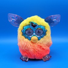 HASBRO CRYSTAL FURBY BOOM YELLOW ORANGE INTERACTIVE ELECTRONIC PET TOY