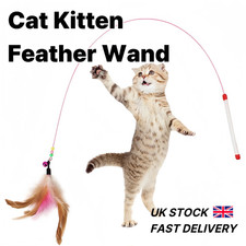 Cat Feather Teaser Wand Toy
