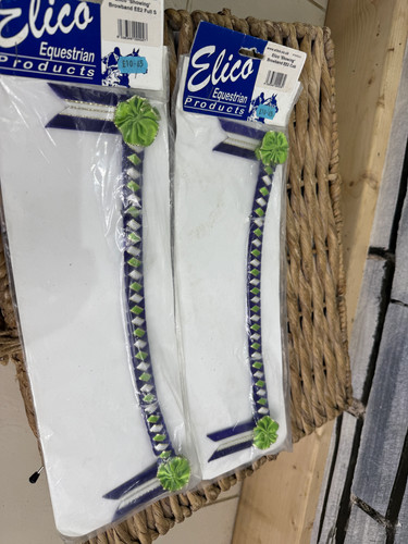 Show velvet browband with - velvet,
