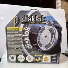 Disklok Gold Edition Hard Case Steering Wheel Lock - Small (Fits Steering Wheels