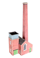 AC2800A: 00/HO Gauge Kit Built Model Railway Mill Building