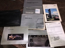 Mercedes W201 190E 1993 2.6 2.3 OWNERS MANUAL SET & Leather HOLDER Pouch Owner's