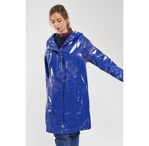Women pvc leather trench - women's,
