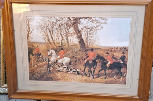 Vintage print english fox - vintage,