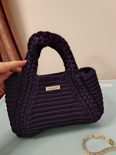 Handmade crochet top handle - handmade,