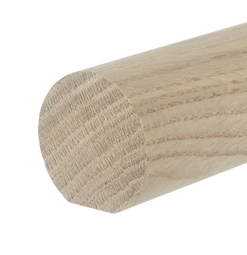 Solid white oak mopstick 44mm - solid,