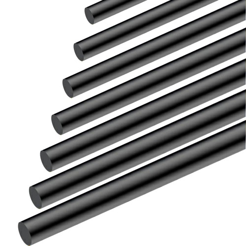 Black solid silicone - black,