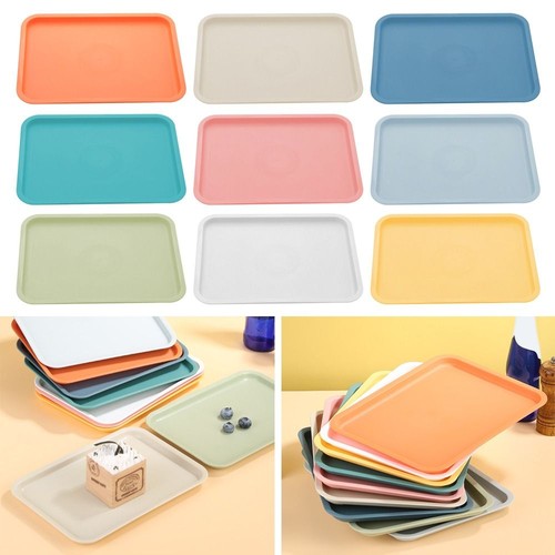 Plastic tray rectangular food - plastic,