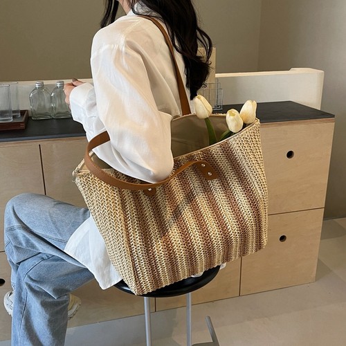 Large summer beach tote - large,