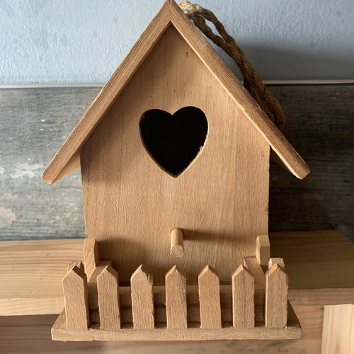 Wooden bird house ready - wooden,