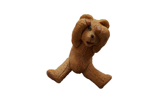 Peek boo bear ornament 3cm - peek-a-boo,