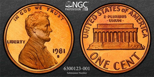 1981 lincoln cent proof 1c - 1981,